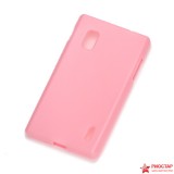  Полимерный TPU Чехол Для LG Optimus G E970(Розовый)